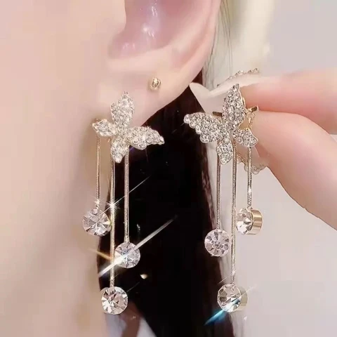 Long Modern Earrings